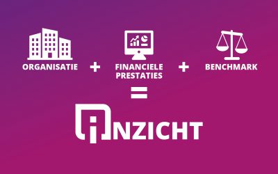 Organisatie + financiële prestaties + benchmark = inzicht