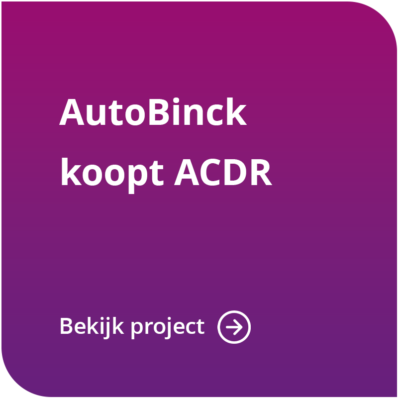 Autobinck koopt ACDR