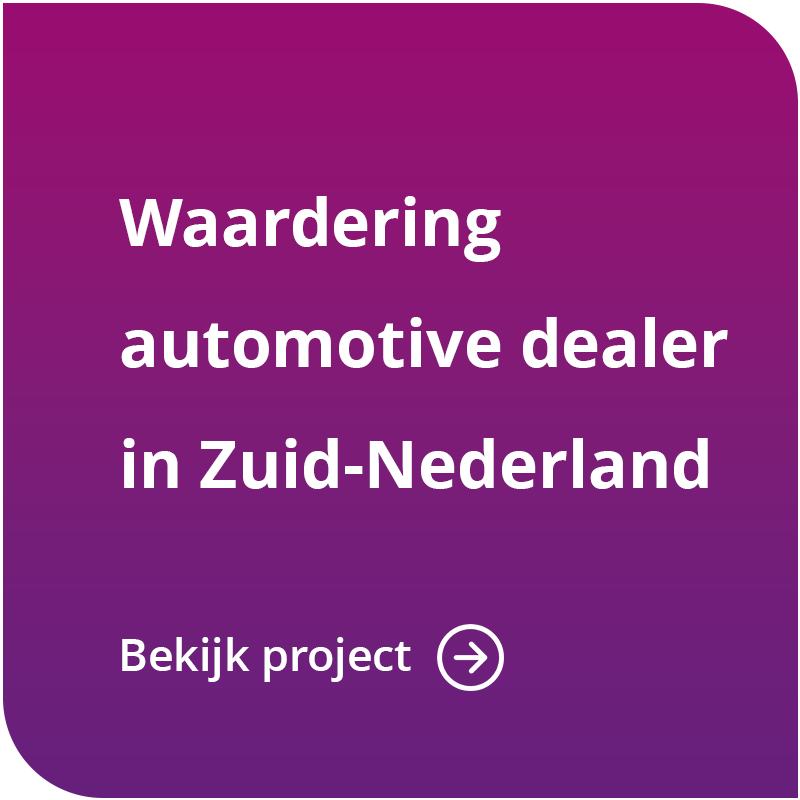 Waardering automotive dealer in Zuid-Nederland