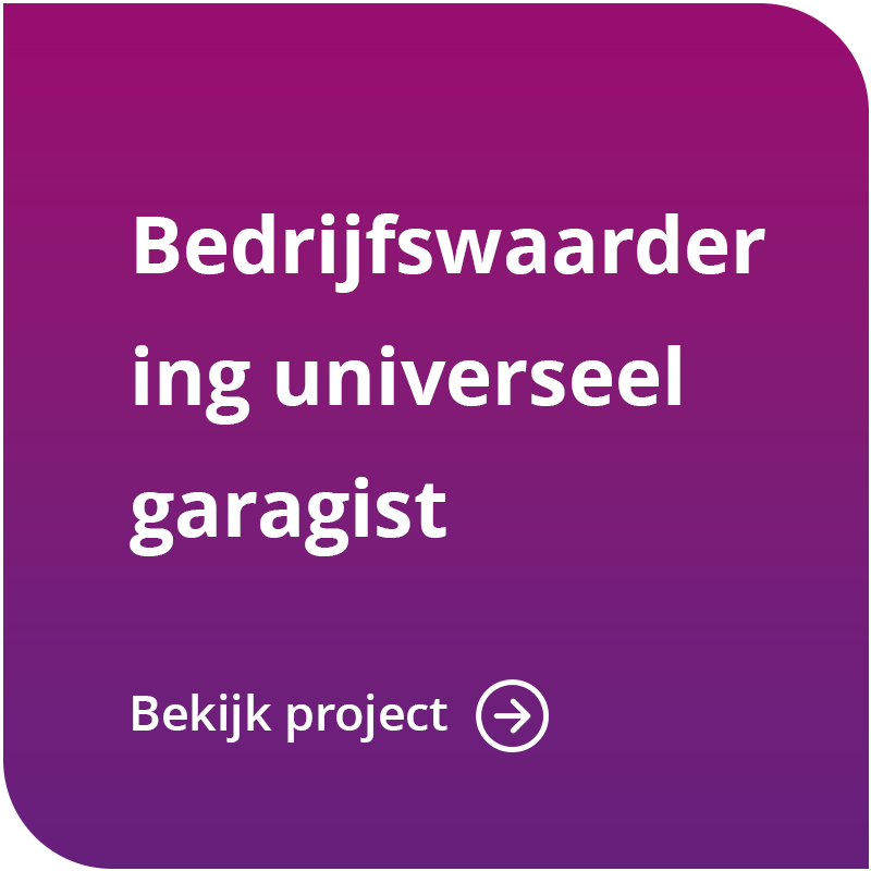 Bedrijfswaardering universeel garagist